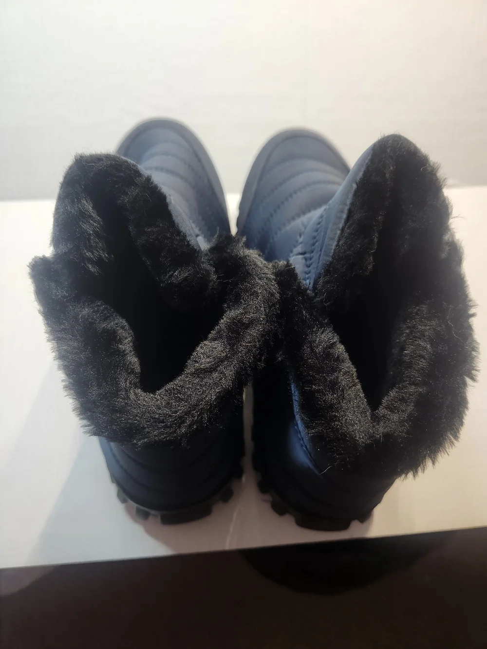 Men's Navy Insulated Snow Ankle Boots